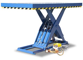 ExCustom manufactured hydraulic lift tables