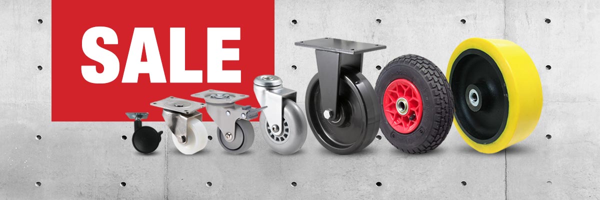 Obsolete Stock Sale on Wheels and Castors