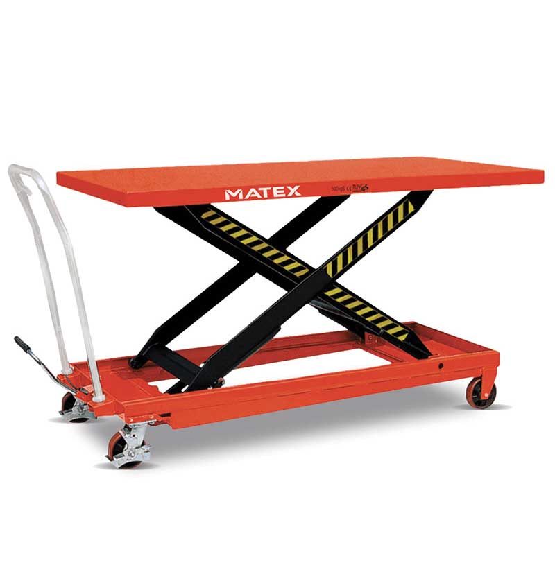 500kg capacity veterinary manual-assist scissor lift trolley (SLMV500)
