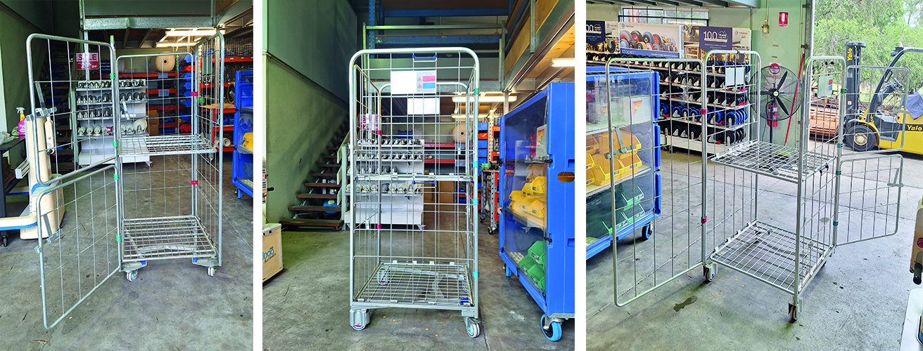 Cage trolley sale